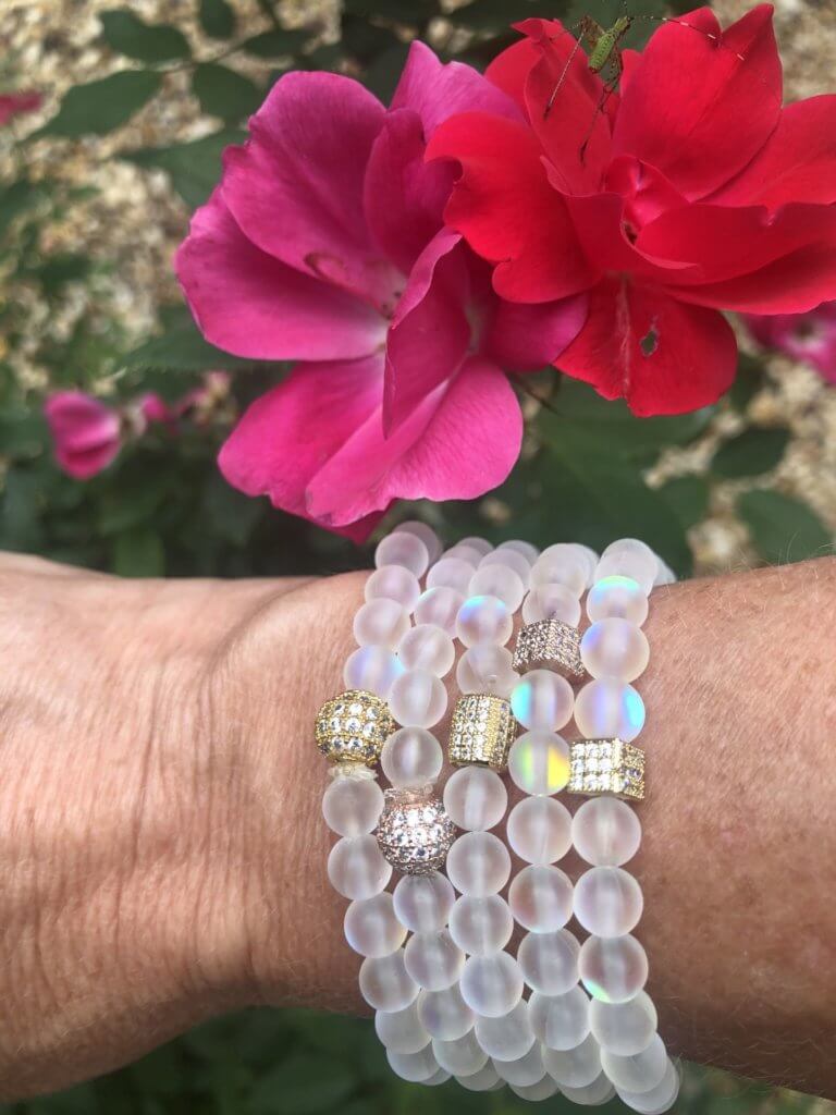 Rainbow Opalite Bracelet Set Mk Designs