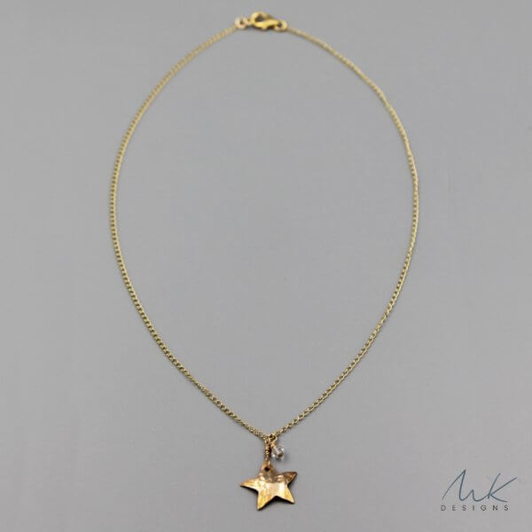 Bronze Star Pendant Necklace