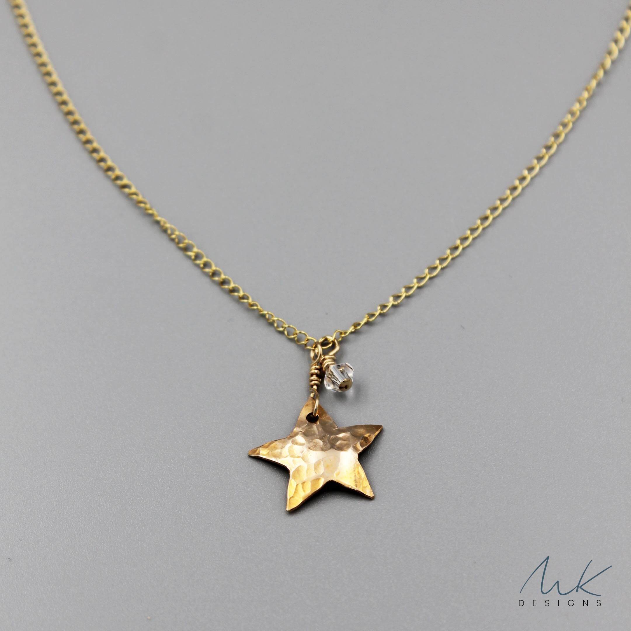 Bronze Star Pendant Necklace | MK 