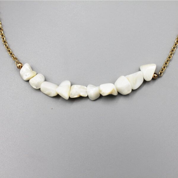 Long Chunky Pearl Necklace