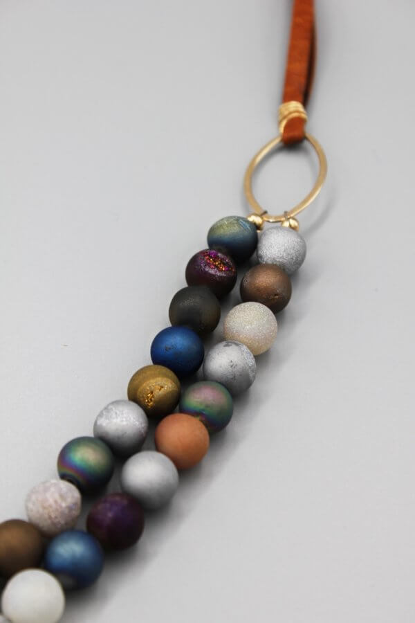 Mixed Druzy Agate Necklace