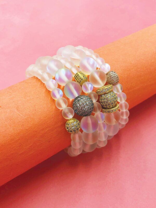 Rainbow Opalite Bracelet Set 2 by MK Designs