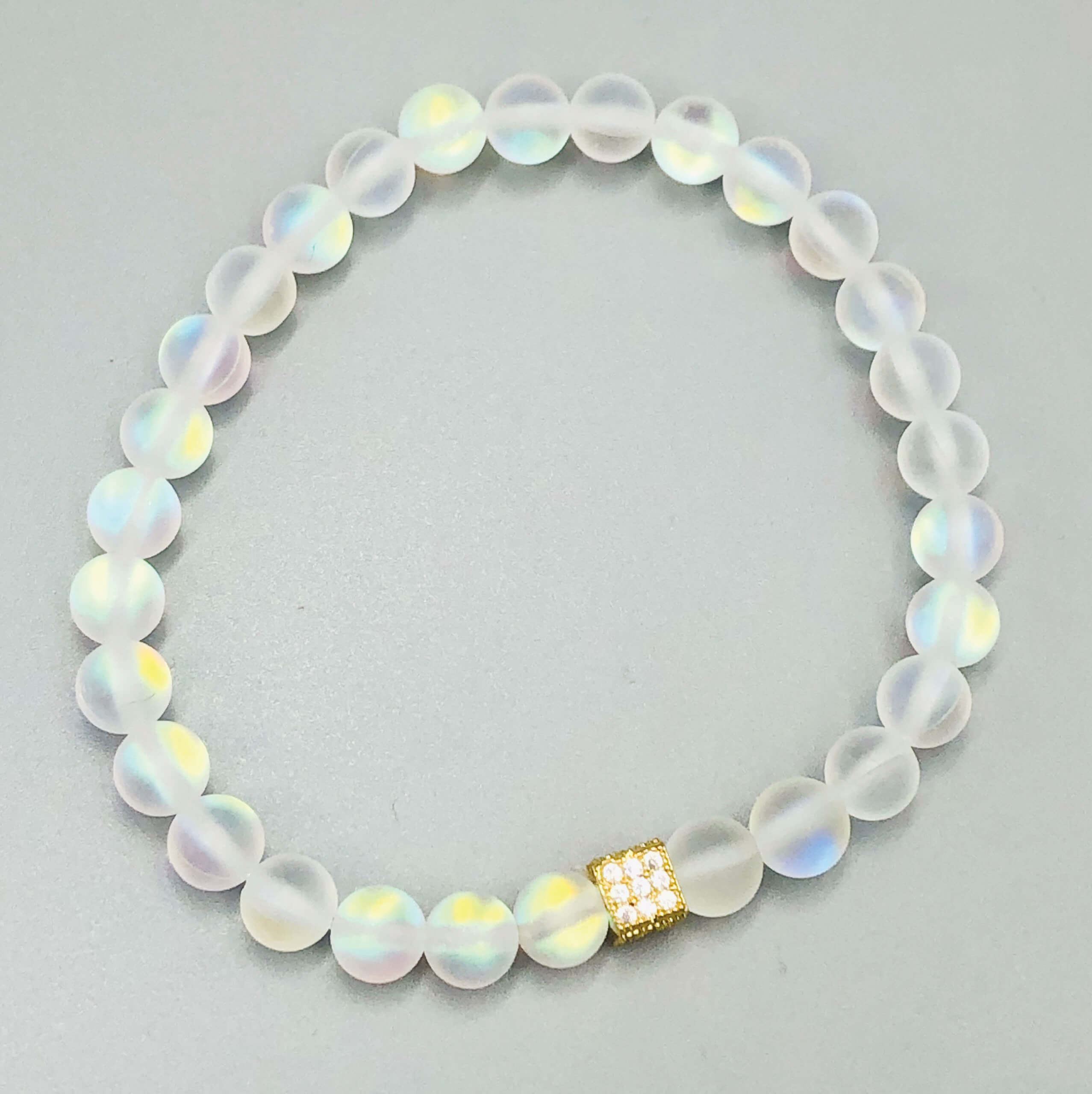 Amazon.com: VIE Crystal Bracelet, Opalite : Clothing, Shoes & Jewelry