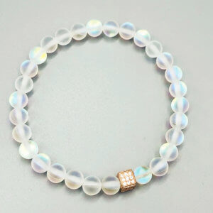 Square Rainbow Opalite Bracelet by MK Designs
