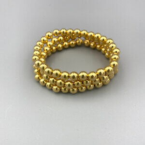 Gold Bead Bracelet by MK Designs