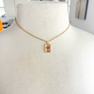 Mahjong Necklace by MK Designs